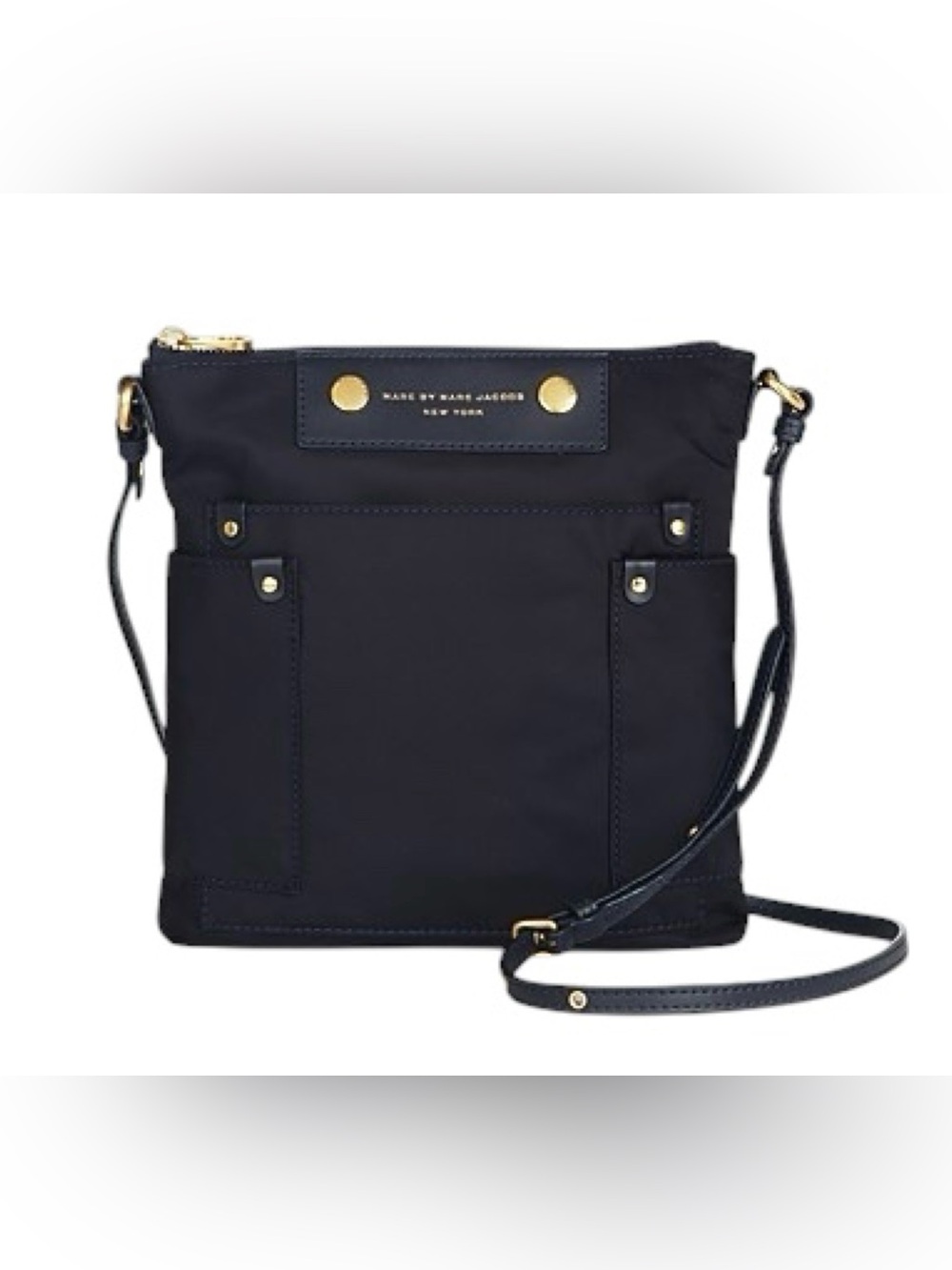 Marc Jacobs black nylon crossbody bag